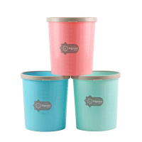 圣佳 8200简约塑料垃圾桶 颜色随机