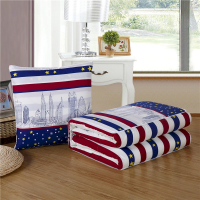 王室日记 多功能抱枕被 花色随机(城市印象/荷塘月色/永恒爱)