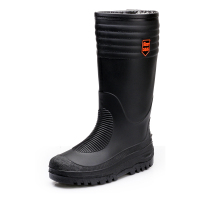 ZDET 强人系列 棉雨靴 JDMYX806 际华3515高品质加绒保暖防水雨鞋防滑耐磨套脚防雨雪胶鞋 黑色 (单位:双