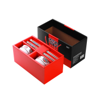 华典世通HDST 福禄寿喜碗筷四件套FLSX-1650