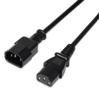 包尔星克PDU/服务器C13-C14电源延长线(10A)1.5平方1米长