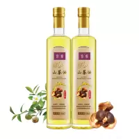 及家(jijia) 物理压榨山茶油 500ml*2