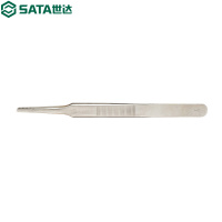 苏宁宜品世达 SATA 03152 防滑 宽头 长镊子 175mm