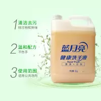 蓝月亮柑橘香健康洗手液桶装5kg/瓶(单位:瓶)