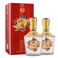 五粮液股份 欢福佳酿 浓香型白酒 52度 500ml*2瓶