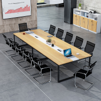 嘉宏雨会议桌3m*1.5m板材面板厚度3.5/立柱3.5cm;颜色可定制