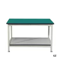 双层静电车间流水线工作台钳工桌工厂打包操作台实验桌检验桌试验台双层
