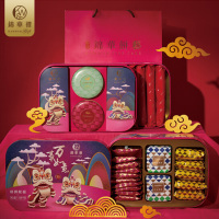 锦华礼 瑞狮献福 1088g