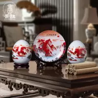 景胜 陶瓷摆件三件套