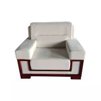 中式洽谈单人布艺沙发113*88*90