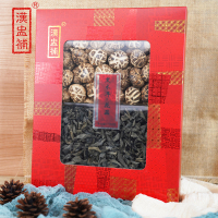 漢盅補 双拼喜庆红盒 云耳+花菇-礼盒装 300g