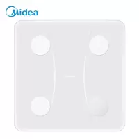 美的(Midea)体脂秤 智能电子秤 家用办公室体重秤脂肪秤健康秤 USB充电蓝牙 MS-CF4