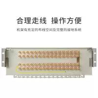 宝工DDF架 数字配线架DDF纯铜2M单元同轴连接器配线架16回系统电信级满配电缆头