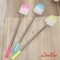 超宝马桶刷3个装 简易圆形洁厕刷 颜色随机