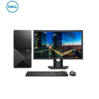 戴尔(DELL) 3888 21.5寸商用台式电脑 (i3-10100/4GB/1TB/无光驱/win10)