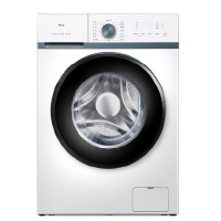 TCL滚筒洗衣机8kg公斤家用全自动变频大容量洗脱一体机 一级能效节能省心G80L880-B芭蕾白