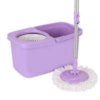 妙洁旋转桶拖把 拖把杆*1 拖头*2 清洗桶*1