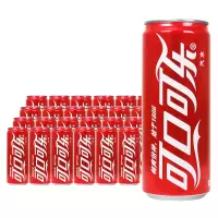 机乐堂(JOYROOM) 可口可乐 Coca-Cola 汽水 330mlX24罐