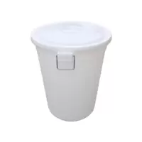 大号普通加厚塑料水桶带盖圆桶300L 储水桶大白桶垃圾塑胶桶带盖