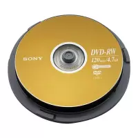 索尼 可擦写刻录盘 DVD+RW 刻录光盘 可重写光盘空白盘单片装
