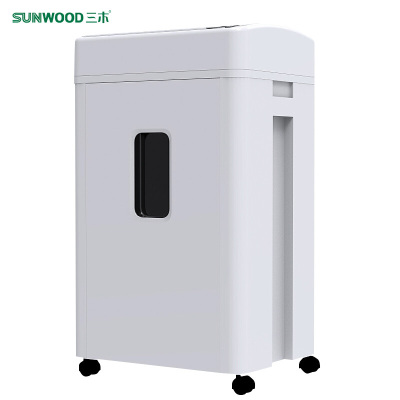 三木(SUNWOOD)806碎纸机5级保密办公商用碎纸机 单次6张 持续10分钟 20L 可碎纸 回形针 订书针