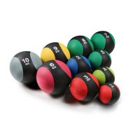 康强 橡胶药球瑜伽球重力球健身球 锻炼臂力腰腹部康复训练弹力实心球一套(1KG+4KG+6KG+10KG)