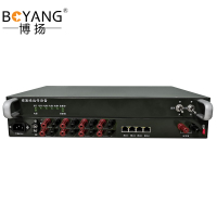 博扬 以太网被复线远传设备EDSL电话线网桥被覆线远传 8路电话+4路隔离网 传输12公里一台BY-EDSL-8P4FV