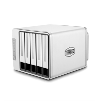 实达(START) 铁威马F5-422 服务器 四核5盘位nas网络存储 私有云盘 80TB 硬盘16T*5 单位:台