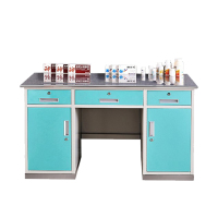 医院诊所医用诊断台处置台实验台不锈钢桌面办公桌医疗调剂台诊疗台药品柜调剂柜长