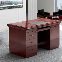 苏州东锐办公班台油漆办公桌经写字台实木贴皮书桌 1.6米(可定制)