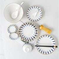 德铂(Debo)凯特琳餐具套装套装碗碟勺筷组合套装