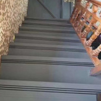 未易 楼梯踏步垫板革塑胶地胶台阶踏步踏步医院科技馆防滑条PVC地板
