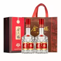 金六福酒醇柔套装50度浓香型白酒500ml*6瓶整箱6瓶装