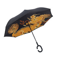 格格爱上班 故宫文创御用反向晴雨伞-黑色 GGFXS-9610