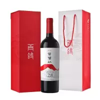 [山海情 贺兰红]宁夏红酒  贺兰红N28单支750ml*1