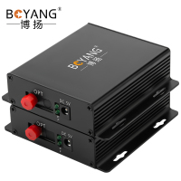 博扬 USB2.0光端机收发器 1分4路USB光纤延长器延伸器 支持触摸屏工业摄像头单模FC口 BY-USB2.0-FC