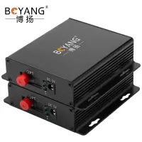 博扬 USB2.0光端机收发器 1分4路USB光纤延长器延伸器 支持触摸屏工业摄像头单模FC口 BY-USB2.0-FC