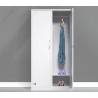 森源龍 JJ-G009两门更衣柜 下面一块隔板与挂衣杆 可定制