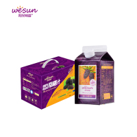 阳光味道 桑葚汁 100%桑葚汁 500ml 纸盒装 15罐/件 单位:件