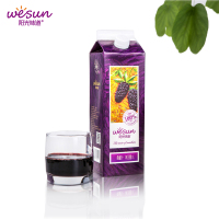阳光味道 桑葚汁 100%桑葚汁 1000ml 铁罐装 12罐/件 单位:件