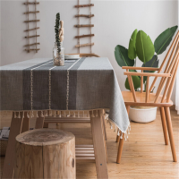 白寅 BY-2300 布艺 棉麻防水防烫餐桌布(单位:块)