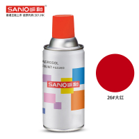 宝工自喷漆三和(SANVO)普通自喷漆手喷漆350ML NO.26大红色*12瓶