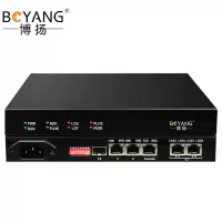 博扬(BOYANG)BY-4E1S IP网口 以太网转E1 反向协议转换器 4E1反向网桥 桌面式 1对价