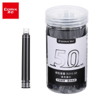 齐心(COMIX) R010-50 钢笔墨囊 黑 50支/桶 (计价单位:桶)R010-50黑
