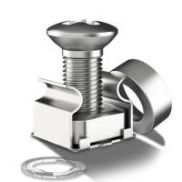 LAIZE 网络服务器机柜托盘螺丝M6*16镀镍机柜螺丝(100套)