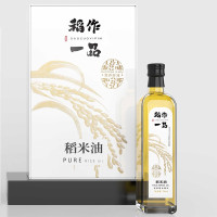 稻作一品 自然香米5KG+ 稻米油盒装750ML*2 送礼佳品