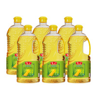 鲁花压榨特香玉米胚芽油1.6L*6优质非转基因玉米胚芽压榨工艺健康食用油整箱