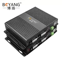 博扬(BOYANG) 非压缩全高清DVI视频光端机1路视频+环出+独立双向音频+RS232+USB 一对 BY-1DUS