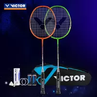VICTOR威克多 羽毛球拍全碳素单拍 JS-12TD(含穿线纳米7sp)