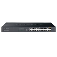 TP-LINK 云交换TL-SG2024 24口全千兆Web网管 云管理交换机 企业级交换器 监控网络网线分线器 分流器